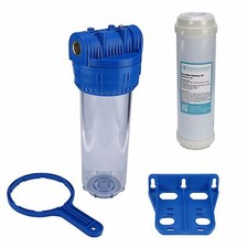 Brunnen Wasser Filter 10" Gehäuse mit 1/2" IG, Garten, Pool, mit Eisenfilter