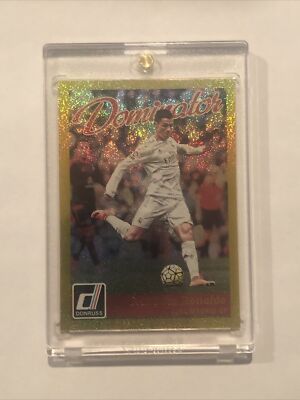2016 cristiano ronaldo panini Real Madrid donruss soccer gold dominator #22