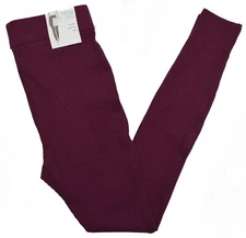 Time and Tru #11185 NEW Women's High Rise Fitted Stretch Knit Rib Jegging Pants