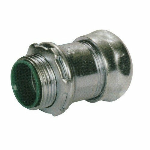 Connettori a compressione EMT in acciaio con gola isolata - 1-1/4" - MORRIS-14953 - Foto 1 di 1