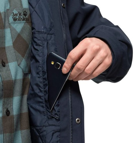 JACK WOLFSKIN Herren Jacke Winterjacke Parka West Coast Jacket Coat blau NEU - Picture 6 of 6