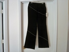Wilson's Leather Women's Maxima Black Suede Leather Pants Size 6 NWT