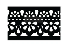 Classic Lace Stick & Style Stencil Roll Sticky Back Stencil Redesign With Prima