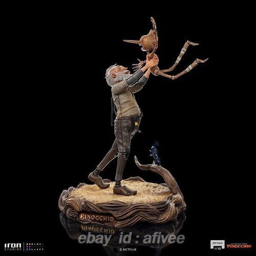 Iron Studios 1/10 Statue Geppetto & Pinocchio Deluxe Signed - Pinocchio - Picture 4 of 7