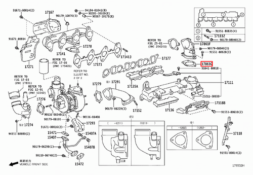 Genuine Toyota Hilux KUN26 1KD 3.0 Diesel EGR Connector Pipe Gasket x2 - Picture 15 of 20