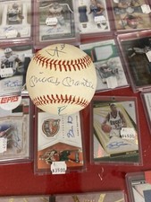 Mickey Mantle, Willie Mays, Duke Snider Autographed Official Baseball PSA/DNA