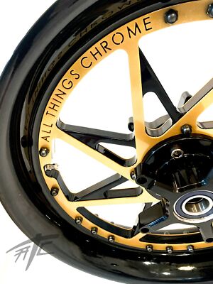 ZX-14 360 FAT TIRE BLACK/GOLD SPARKLE SWITCHBACK WHEELS 06-11