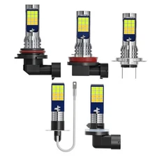 2X 881 H11 LED Auto Fog Lamp Running Light White Yellow Dual Colors 24 SMD 3030