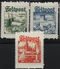 ?? GERMANY 3. Reich WWII FELDPOST DENMARK Wapen SS lot NG REPRODUCTION