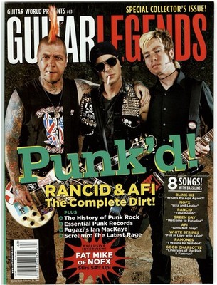 Guitar World Guitar Legends 63 Punk'd Rancid Jack White Ramones NOFX Dec 2003  