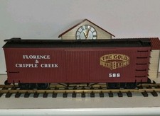 Bachmann G Scale box car 93320 Florence & Cripple Creek Truck Garden Railway