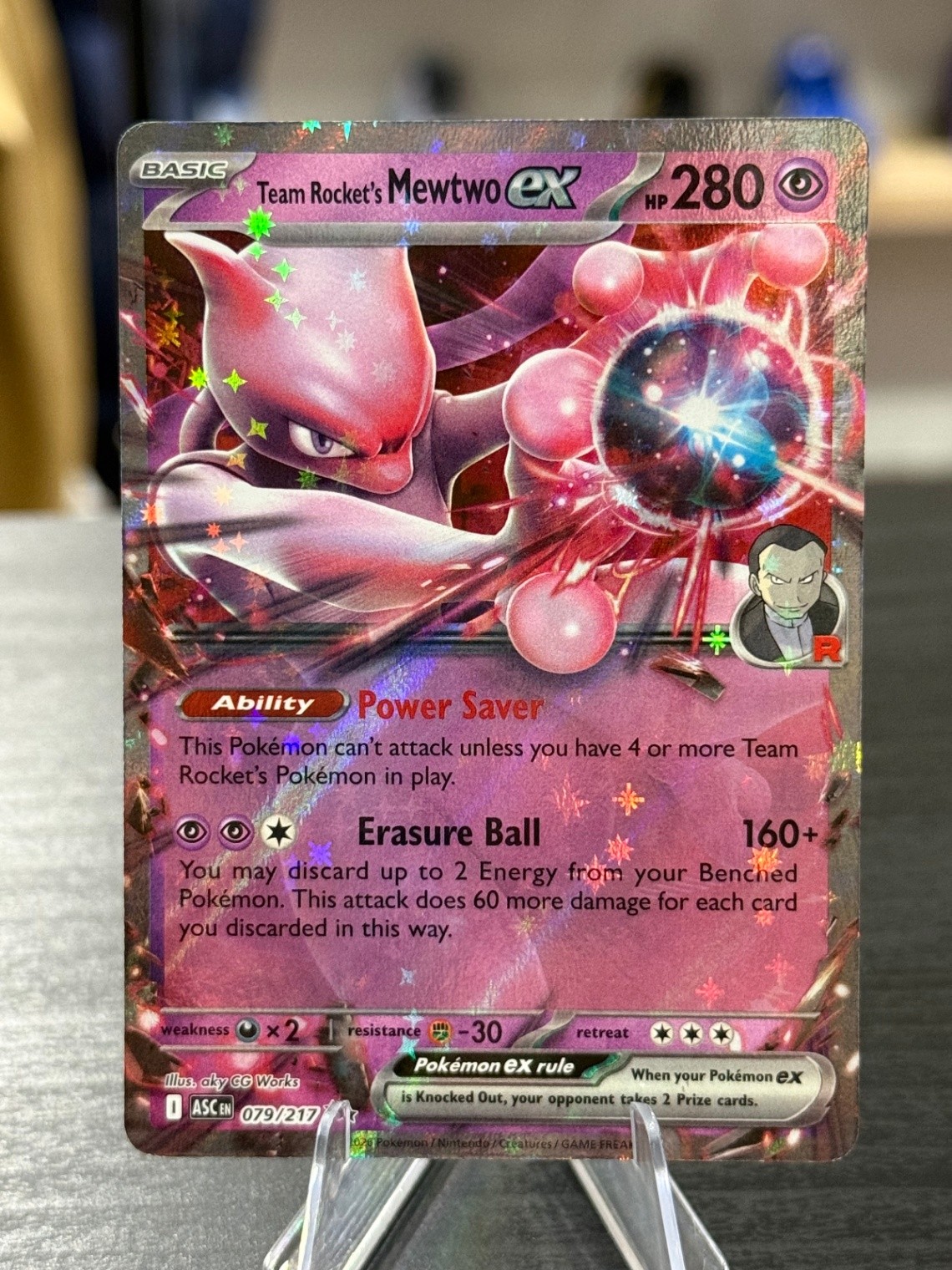 Team Rocket's Mewtwo ex 2025 Scarlet & Violet: Destined Rivals