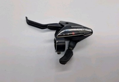 Shimano ST-EF60-L Schalthebel Bremshebel Links 3-Fach Kombihebel STI Silber/Schw