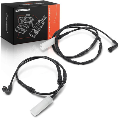 Front and Rear Disc Brake Pad Wear Sensors Compatible with BMW 325I, 325Xi, 328I