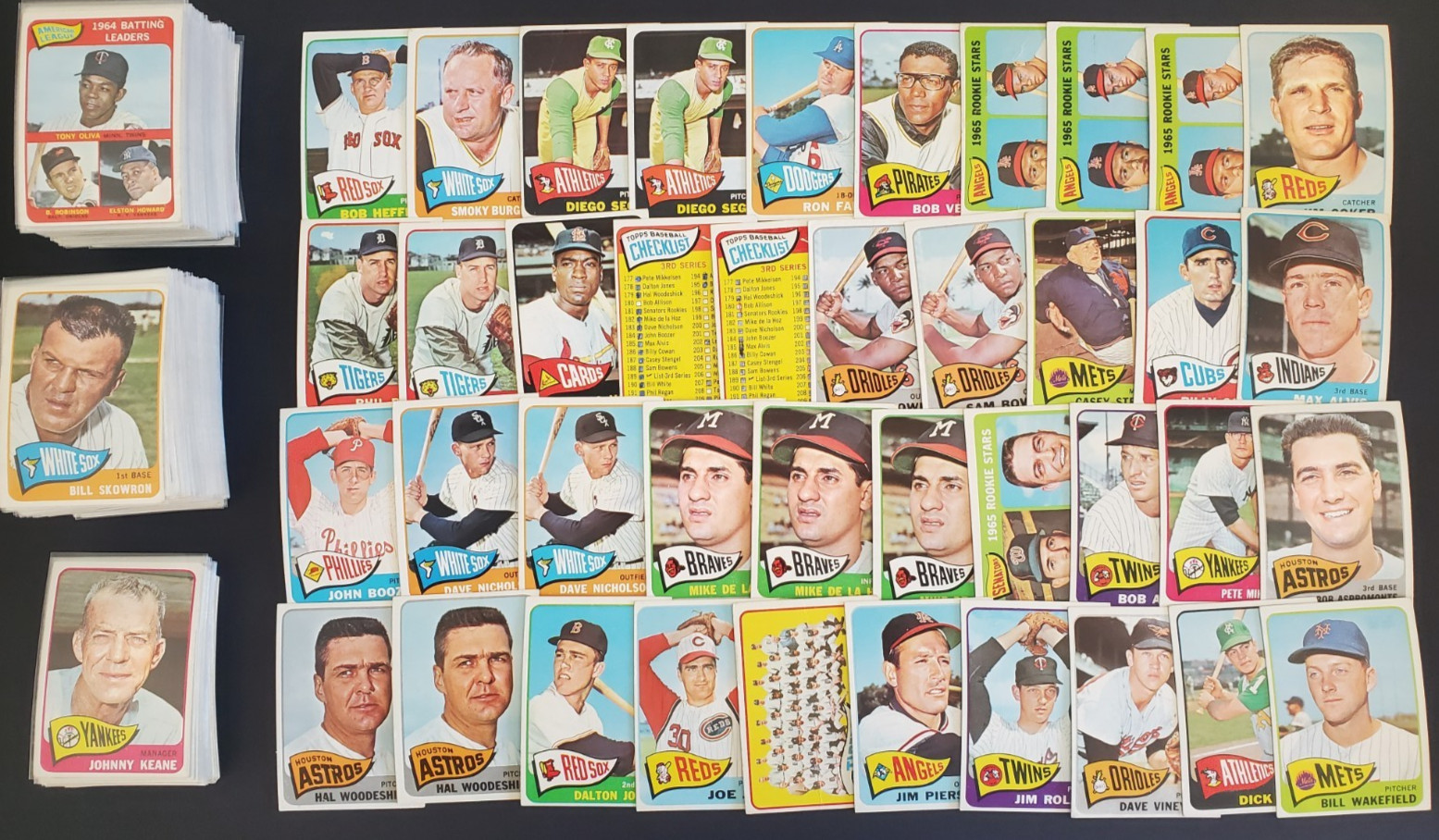Smoky Burgess #198 Baseball Cards 1965 Topps trading card — raw and PSA graded price guide