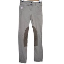 The Tailored Sportsman Girls 14 Trophy Hunter Tan Breeches Jodhpurs Riding Pants