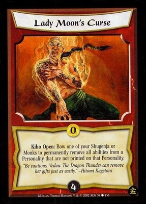 Lady Moon's Curse - Broken Blades - Legend of the Five Rings CCG