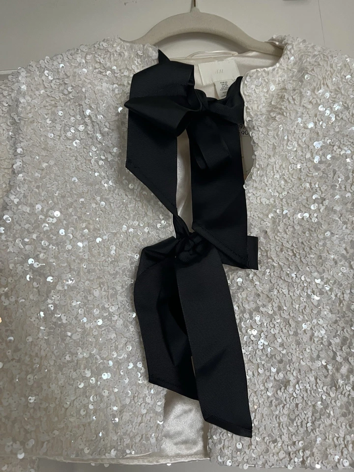 Blusa de lantejoulas Viral H&M XS nova com etiquetas - Imagem 2 de 3