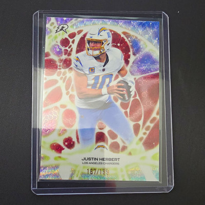 2026 Topps Resurgence Justin Herbert Chargers Protonyx #PT-7 Red Surge /199