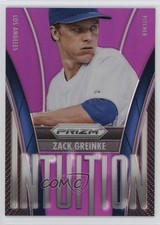 2014 Panini Prizm Intuition Purple Prizm 59/99 Zack Greinke #17 hg6