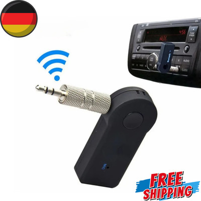 Bluetooth Audio Receiver KFZ Adapter AUX Kabel Auto 3.5mm klinke Usb Empfänger