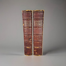 National Portrait Gallery Of Eminent Americans 2 Volumes 1864 Leather Spines