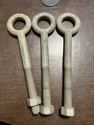 3/4" verzinkt I Schraube 10" lang 3er Set