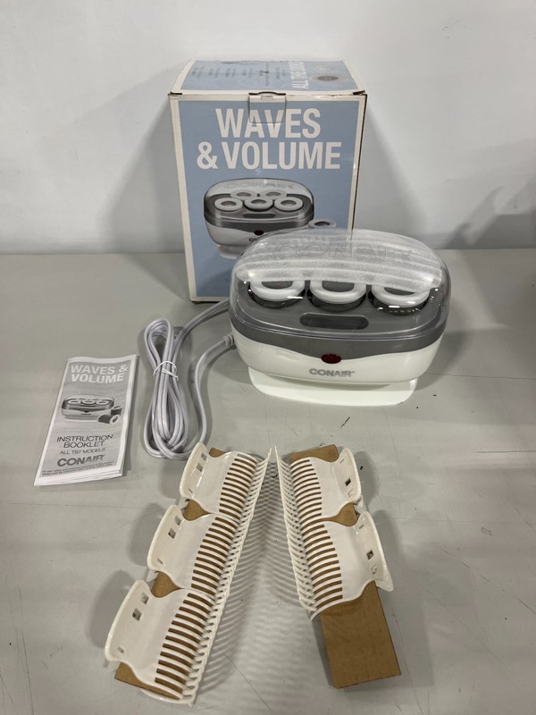 Conair Waves & Volume 5 Jumbo Hot Rollers  1-1/2 inch  120V/240V Model TS7XN-NEW