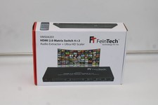 FeinTech VMS04201 HDMI Matrix Switch 4x2 mit Audio Extractor Scaler(Beschädigt)