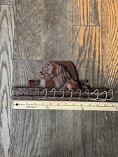 Vintage Syroco Dog Belt And Tie Rack