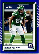 2025 Donruss #157 Quincy Williams Press Proofs Blue