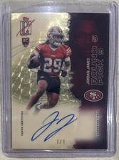 Marketplace image: Topps Signature Class Jordan James 49ers RC Auto Superfractor 1/1 #170