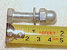 Vintage Bicycle SEAT POST CLAMP BINDER BOLT with CAP NUT  WASHER for Road, MTB