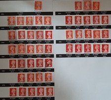 x(GB-U164) GB 2011-21 (47) Machins Security Red 1st on paper ALMOST COMPLETE