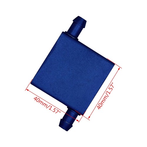 40mm Aluminum Water Cooling Block Liquid Water Cooler Heatsink System for Laptop - Afbeelding 8 van 8