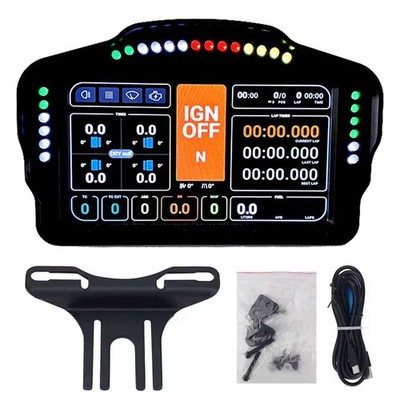 DT7 PRO Racing Game Dashboard For Logitech G PRO RS50 G923 G920 Steering Wheel