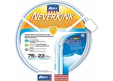 Teknor Apex 8602-75 NeverKink RV/Marine Hose 5/8" x 75' Reflex Mesh, White
