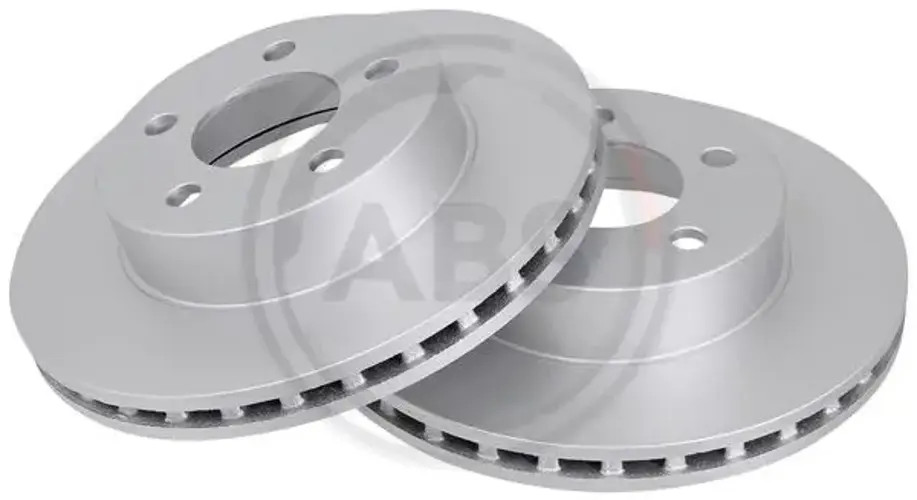 2x Brake disc Vented 16804 A.B.S. for FORD USA EXPLORER