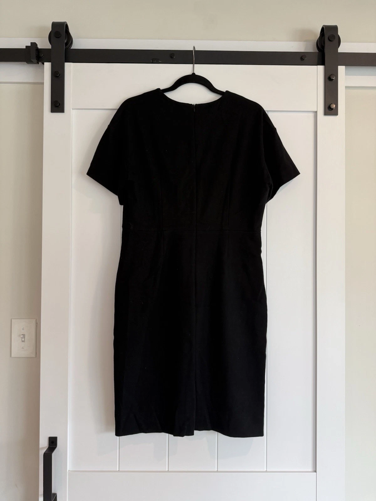 VETEMENTS Abito a tubino MM LAFLEUR minimalista nero taglia 14