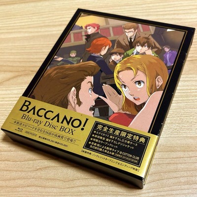 Baccano Blu ray Disc Box Set 3 Discs Limited Edition Japan Anime