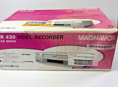 Vintage Magnavox VCR 4 Head HQ VHS Player MVR430 NEW