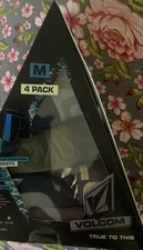 Volcom Sport-Performance Boxer Briefs - 4-Pack Multicolor Size M