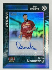 2025 TOPPS Decades 1990’s Edition UCC Jens Nowotny Auto /49 Bayer Leverkusen
