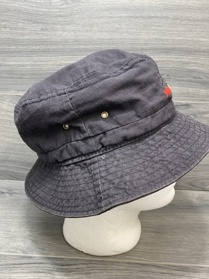 帽子 90's stussy bucket hat L-XL made in usa Stussy Roots Bucket Hat Black Vintage Made in USA sz L | eBay