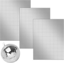 5400PCS Self-Adhesive Glass Mirror Mosaic Tiles, 5x5mm Disco Mirror Tiles for Cr