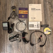 Sony MZ-R50 Minidisc MD Walkman Player with Accesories - TESTED - READ 