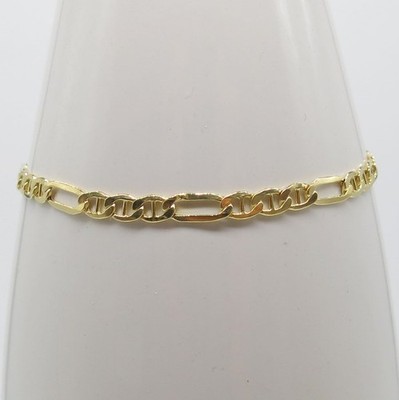 585/-er Gold - Figaro Armband - ca.21cm - ca.3.10gr.