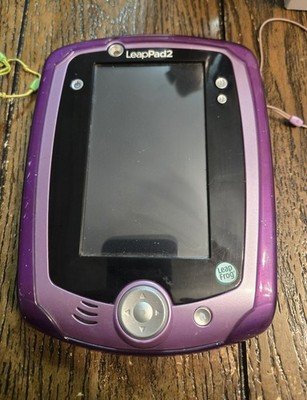 Leapfrog LeapPad 2 Explorer Learning System. Fully Tested. Purple ..Case/Stylus