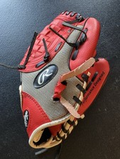 Rawlings Youth Baseball Glove T- Ball PL10SS 10  Players Series Red R Hand Throw