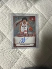 25/26 Bowman U Best Basketball Brayden Burries Best Of 2025 Autograph On Card